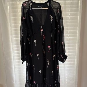ASOS Embroidered Maxi Dress NWT